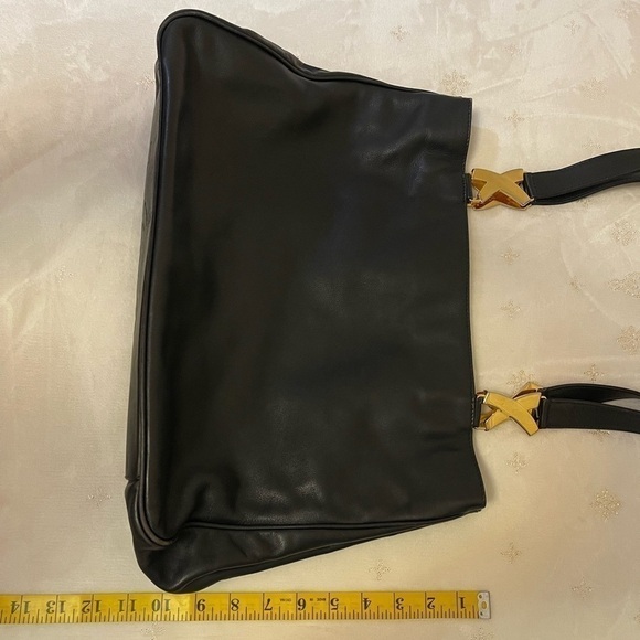 PALOMA PICASSO black soft leather shoulder bag - Picture 14 of 17